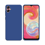 Funda de Silicona Compatible con Samsung Galaxy A04e A042 Azul Marino