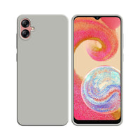 Funda de Silicona Compatible con Samsung Galaxy A04e A042 Blanca