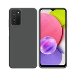 Funda de Silicona Compatible con Samsung Galaxy A03s A037 Gris