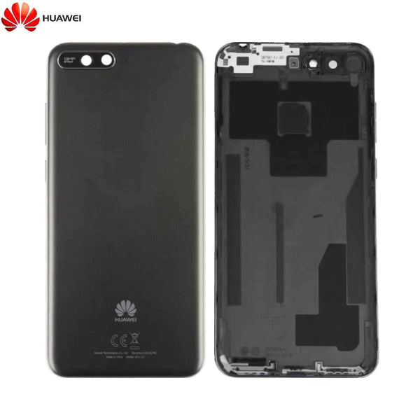 Cache Arri¨¨re Original pour Huawei Y6 2018 97070TXT Noir