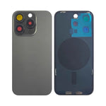 Cache Arri¨¨re pour Apple iPhone 15 Pro (Without Part) Titane Noir
