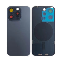 Cache Arri¨¨re pour Apple iPhone 15 Pro (Without Part) Titane Bleu