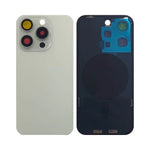 Cache Arri¨¨re pour Apple iPhone 15 Pro (Without Part) Titane Blanc