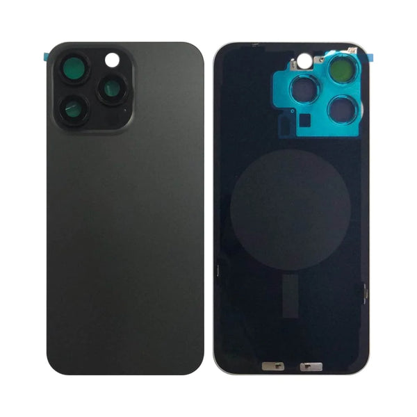 Cache Arri¨¨re pour Apple iPhone 15 Pro Max (Without Part) Titane Noir