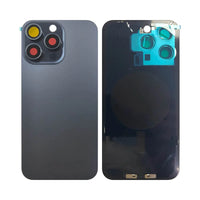 Cache Arri¨¨re pour Apple iPhone 15 Pro Max (Without Part) Titane Bleu