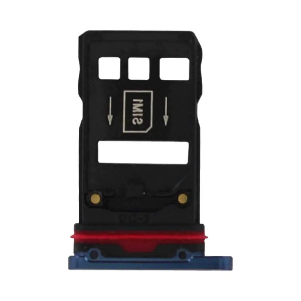 Tiroir Sim Premium pour Huawei Mate 20 Pro Bleu