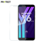 MELINDUNGI Kaca Tempered Klasik untuk Huawei Y6 2018 Lutsinar