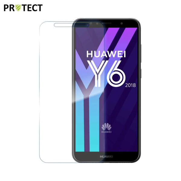 MELINDUNGI Kaca Tempered Klasik untuk Huawei Y6 2018 Lutsinar