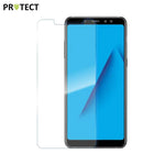 PROTEKSI Kaca Tempered Klasik kanggo Samsung Galaxy A8 Plus 2018 A730 Transparan