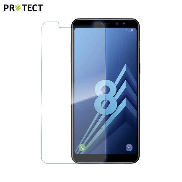 PROTECT Kaca Tempered Klasik kanggo Samsung Galaxy A8 2018 A530 Transparan