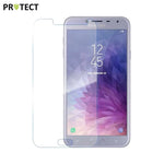 PROTEKSI Kaca Tempered Klasik kanggo Samsung Galaxy J4 2018 J400 Transparan
