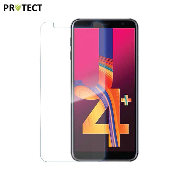 PROTECT Kaca Tempered Klasik kanggo Samsung Galaxy J4 Plus J415 Transparan