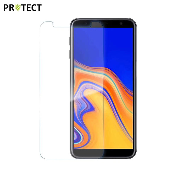 PROTEKSI Kaca Tempered Klasik kanggo Samsung Galaxy J6 Plus J610 Transparan