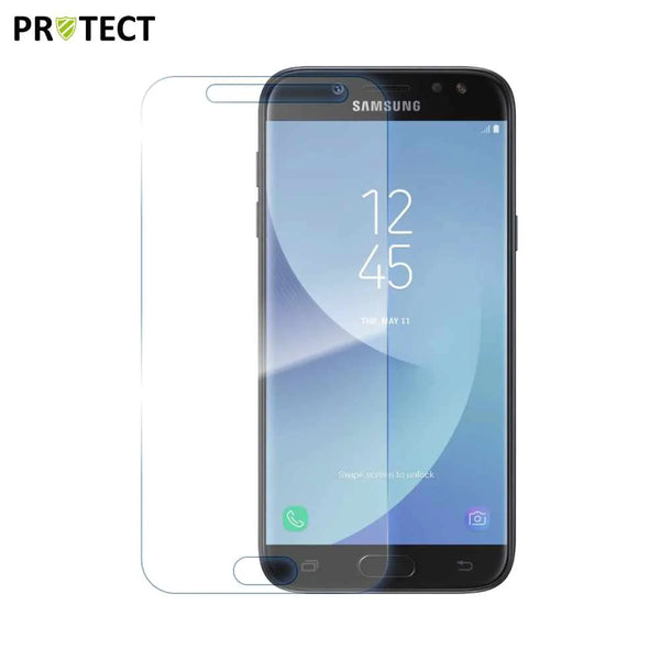PROTECT Kaca Tempered Klasik kanggo Samsung Galaxy J7 2017 J730 Transparan