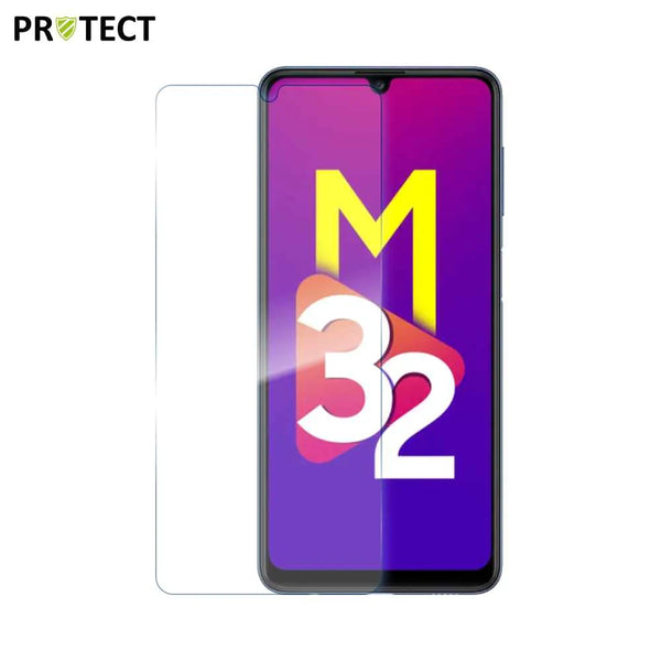 PROTECT Kaca Tempered Klasik kanggo Samsung Galaxy M32 M325 Transparan
