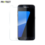 PROTEKSI Kaca Tempered Klasik kanggo Samsung Galaxy S7 G930 Transparan