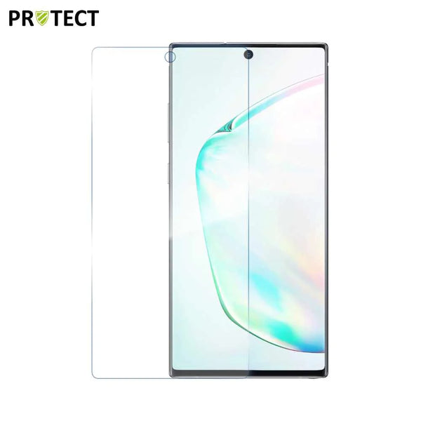 PROTEKSI Kaca Tempered Klasik kanggo Samsung Galaxy Note 10 Plus N975 Transparan