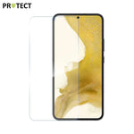 PROTEKSI Kaca Tempered Klasik kanggo Samsung Galaxy S22 Plus S906 Transparan