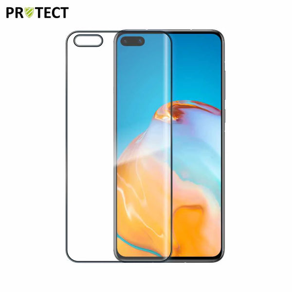 MELINDUNGI Kaca Terbaja Penuh untuk Huawei P40 Hitam