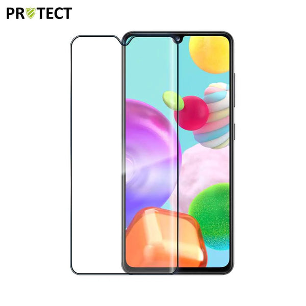 PROTEKSI Kaca Tempered Penuh untuk Samsung Galaxy A41 A415 Hitam