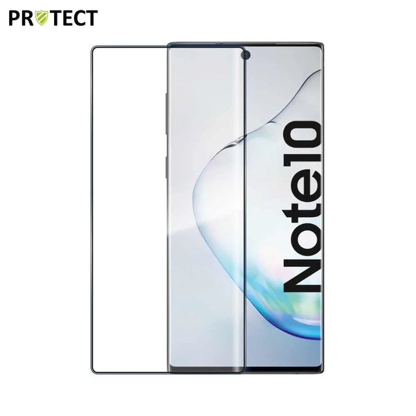 PROTECT Kaca Tempered Penuh kanggo Samsung Galaxy Note 10 N970 Black