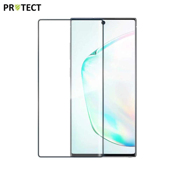 PROTEKSI Kaca Tempered Penuh untuk Samsung Galaxy Note 10 Plus N975 Black
