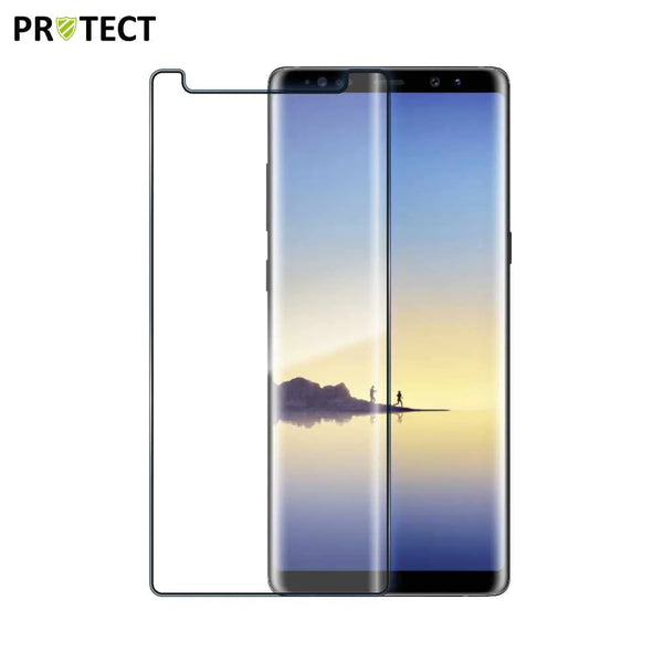 PROTEKSI Full Tempered Glass Samsung Galaxy Note 8 N950 Black