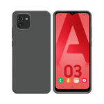 Funda de Silicona Compatible con Samsung Galaxy A03 A035F Gris