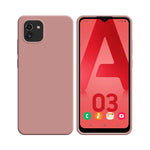 Funda Silicona Compatible con Samsung Galaxy A03 A035F Rosa