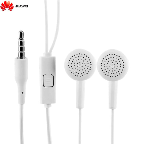 3.5mm Jack Wired Earphones for Huawei 22040300 AM110 Handsfree Bulk White
