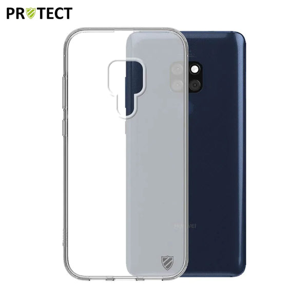 Coque Silicone PROTECT pour pour Huawei Mate 20 Transparent