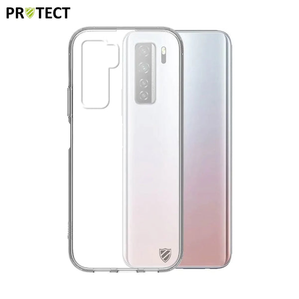 PROTECT Silicone Case kanggo Huawei P40 Lite 5G Transparan