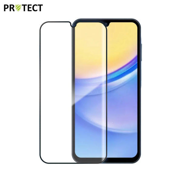 保_フル_化ガラスパック Samsung Galaxy A15 5G A156B & A15 4G A155 x10 ブラック用