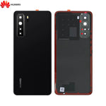 Original Back Cover kanggo Huawei P40 Lite 5G 02353SMS Midnight Black