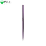 2UUL Purple Titanium Ultra Light Tweezer (Straight)