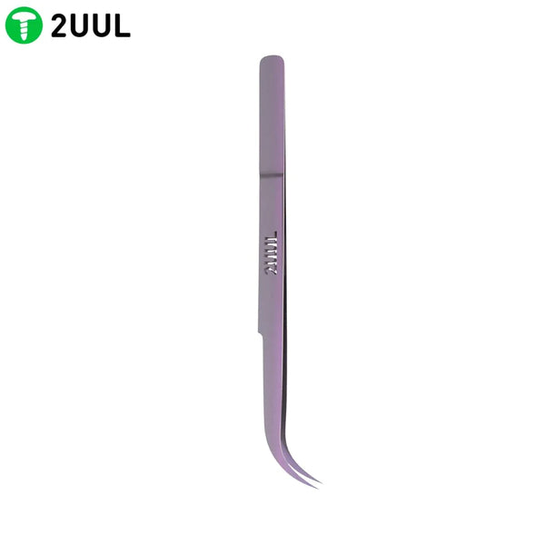 2UUL Purple Titanium Ultra Light Tweezer (Curved)