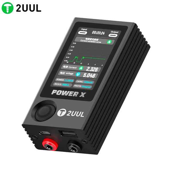 2UUL PW11 Power X Voltage Amperage Diagnostic Tool (USB + Type-C + Saging)