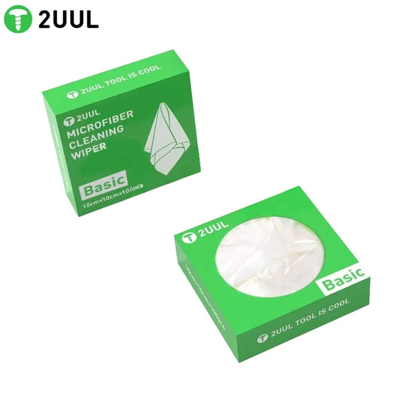 2UUL Microfiber Cleaning Cloth 10x10cm (x100)