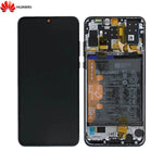 Bloc _cran Complet avec Ch_ssis et Batterie Original pour Huawei P30 Lite New Edition 02352PJM 02353FPX Noir Carbone