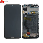 Bloc _cran Complet avec Ch_ssis et Batterie Original pour Huawei Y7 2019 02352KCV Noir