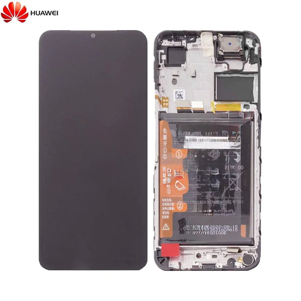 Bloc _cran Complet avec Ch_ssis et Batterie Original pour Huawei Nova Y61 02355HHB Noir Minuit