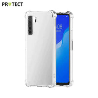 PROTEKSI Kasus Silikon sing Dikuatake kanggo Huawei P40 Lite 5G Transparan