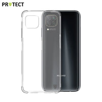 Nglindhungi kasus silikon sing dikuatake kanggo Huawei P40 Lite Transparan