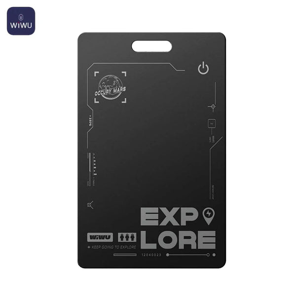 Wiwu WT-03 Mapa Rastreador GPS con Carga Magnética Negro