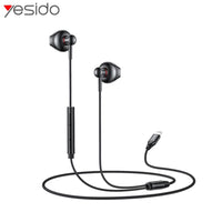 Yesido YH48 Lightning Wired Headphones (No Bluetooth) Black