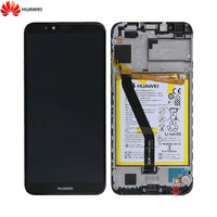 Bloc _cran Complet avec Ch_ssis et Batterie Original pour Huawei Y6 2018 02351WLJ Noir