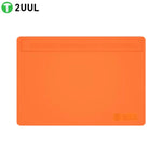 2UUL Anti-Dust Panas Insulated Silicone Repair Mat Red