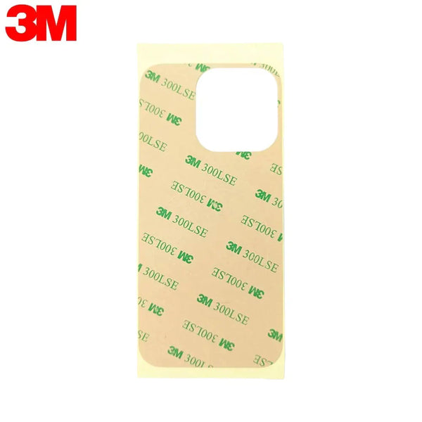 Adhesivo 3M para cristal trasero de iPhone 14 Pro y 15 Pro