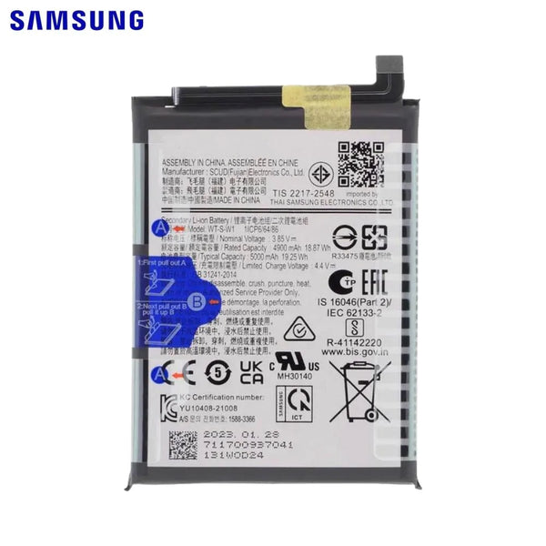 Batteria originale Samsung Galaxy A14 5G A146P GH43-05150A GH81-23314A WT-S-W1