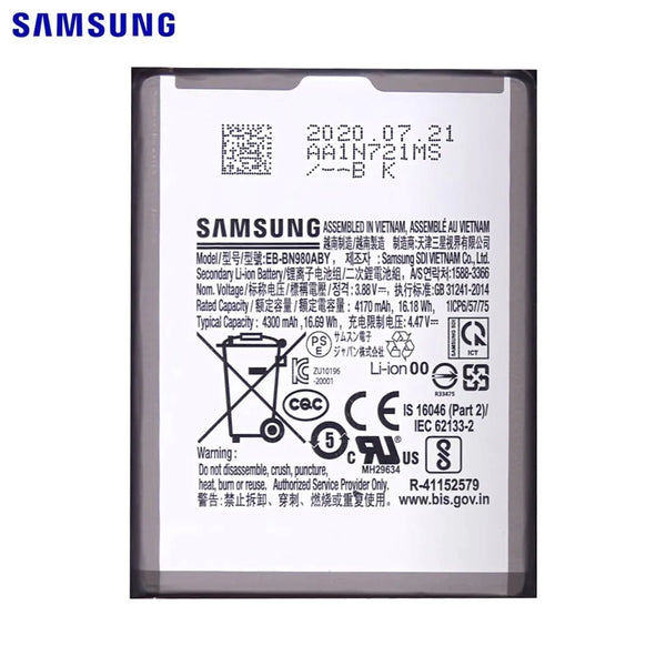 Batteria originale Samsung Galaxy Note 20 5G N981 Galaxy Note 20 N980 GH82-23496A EB-BN981ABY
